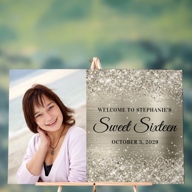 Señal Acrílica Relieve metalizado Platino Purpurinoso Dulce Dieci (Neutral )