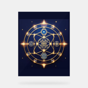 Señal Acrílica Resplandor Divino – 5: Energía Universal Iluminada
