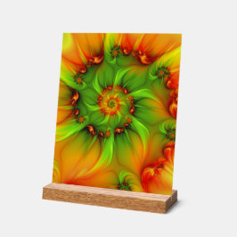 Señal Acrílica Resumen psicodélico colorido moderno Resumen arte 