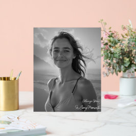 Señal Acrílica Retrato personalizado de ella: regalo de foto simp