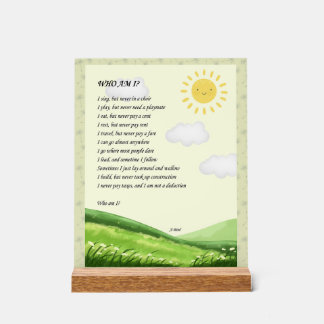 Señal Acrílica Riddle Art