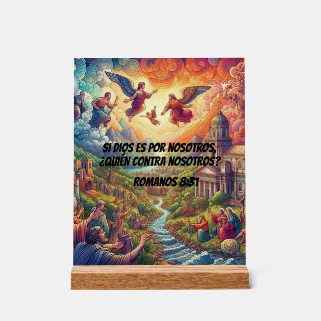 Señal Acrílica Río Celestial (Anverso)