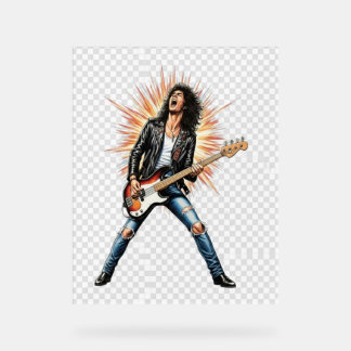 Señal Acrílica Rock acrylic sign