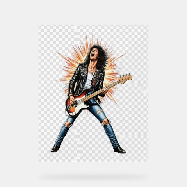 Señal Acrílica Rock acrylic sign (Anverso)