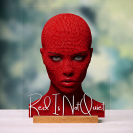 Señal Acrílica Rojo No Es Silencio