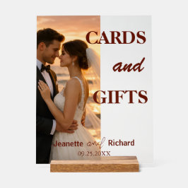 Señal Acrílica Romantic Sunset Beach Wedding Vows