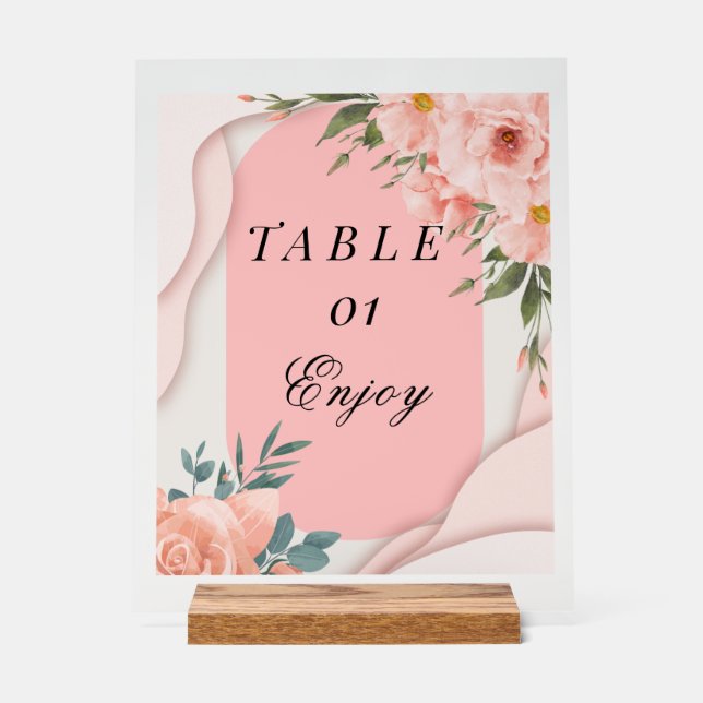 Señal Acrílica Rótulo acrílico (Anverso)