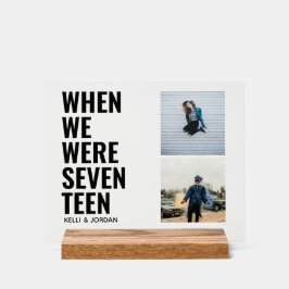 Señal Acrílica Rótulo acrílico Boda de fotos en la infancia