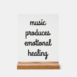 Señal Acrílica Rótulo acrílico curativo emocional