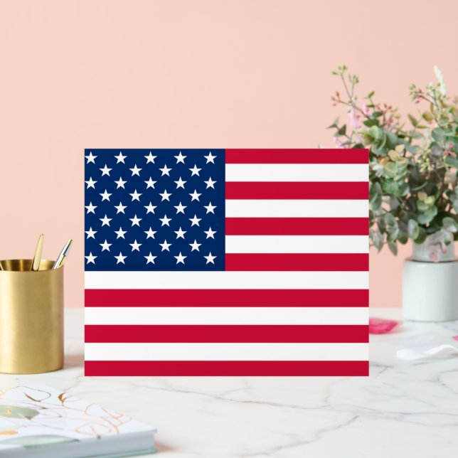Señal Acrílica Rótulo acrílico de bandera estadounidense patrióti (Boda)