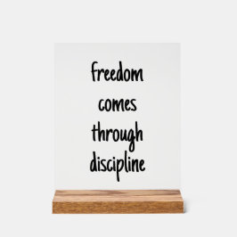 Señal Acrílica Rótulo acrílico de la libertad