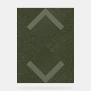 Señal Acrílica Rótulo acrílico de mosaicos geométricos texturados