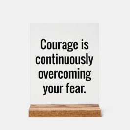 Señal Acrílica Rótulo acrílico de valor