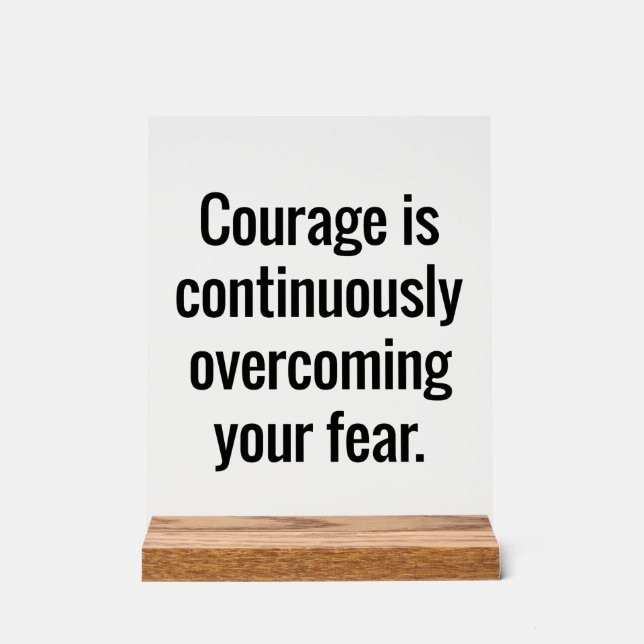 Señal Acrílica Rótulo acrílico de valor (Anverso)