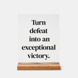 Señal Acrílica Rótulo acrílico de victoria excepcional