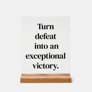 Señal Acrílica Rótulo acrílico de victoria excepcional