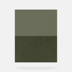 Señal Acrílica Rótulo acrílico del panel Moss Green Duo - Persona