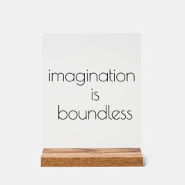 Señal Acrílica Rótulo acrílico imaginativo