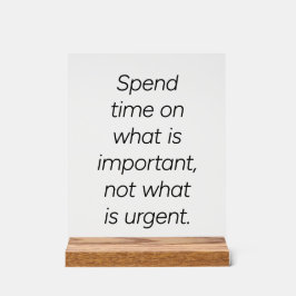 Señal Acrílica Rótulo acrílico importante