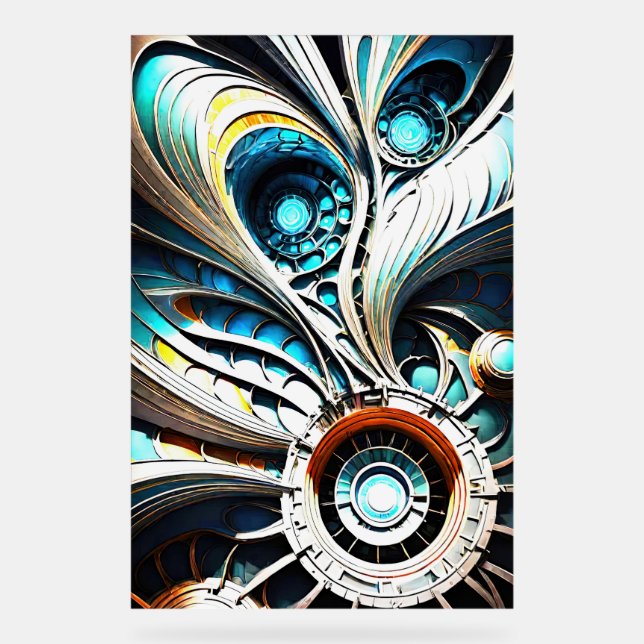 Señal Acrílica Rótulo acrílico mutante 5 (Anverso)