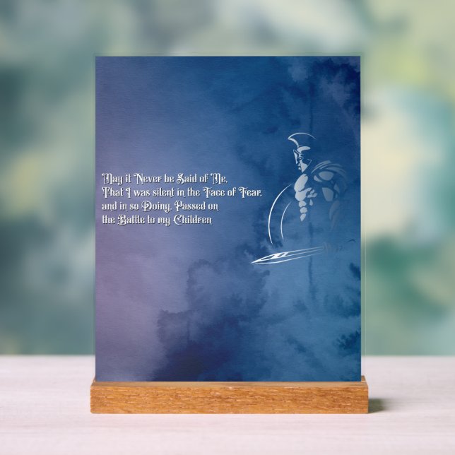 Señal Acrílica Rótulo acrílico protector (Neutral )