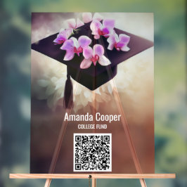 Señal Acrílica Rótulo acrílico único de graduación de orquídeas