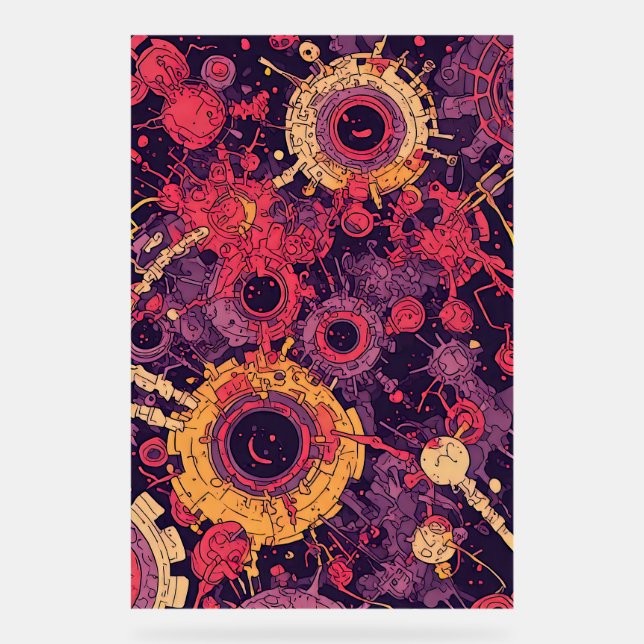 Señal Acrílica Rótulo acrílico V-Pulse 6 (Anverso)