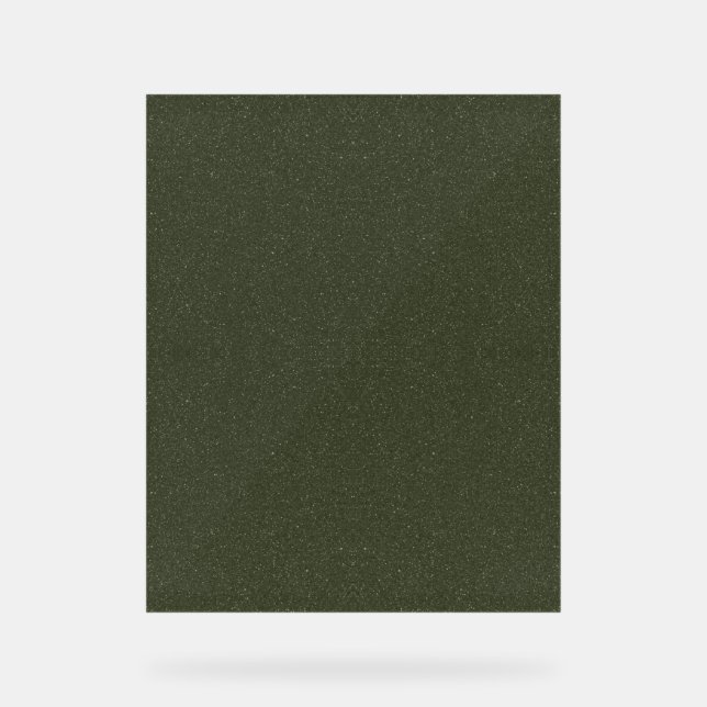 Señal Acrílica Rótulo Acrílico Verde Moss texturizado - Personali (Anverso)