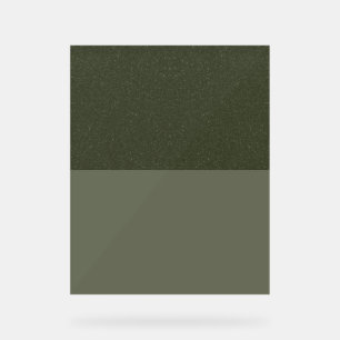 Señal Acrílica Rótulo de acrílico superior verde de mosaico textu