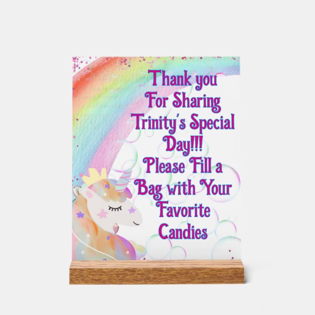 Señal Acrílica Rótulo de actividad (Anverso)