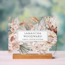 Rótulo de promoción de la marca de la ropa Boho Wi