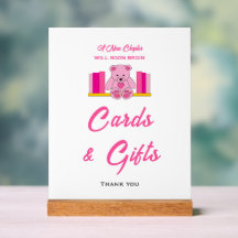 Rótulo de tarjetas de Baby Shower y regalos para o