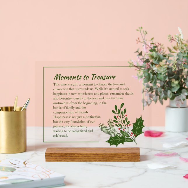 Señal Acrílica Rótulo de vacaciones de acrílico personalizado - C (Boda)