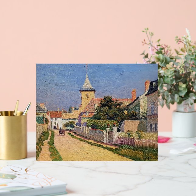 Señal Acrílica Rue de Moustier a Thorigny, arte fino, (Boda)