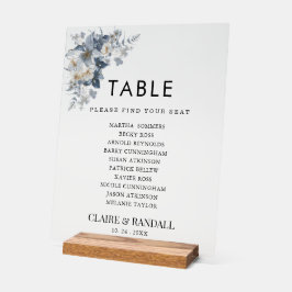 Señal Acrílica rustic watercolor illustration of a floral