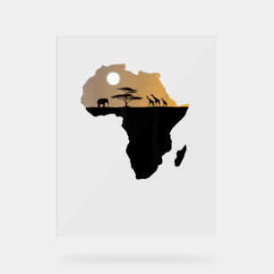 Señal Acrílica Safari continental de África