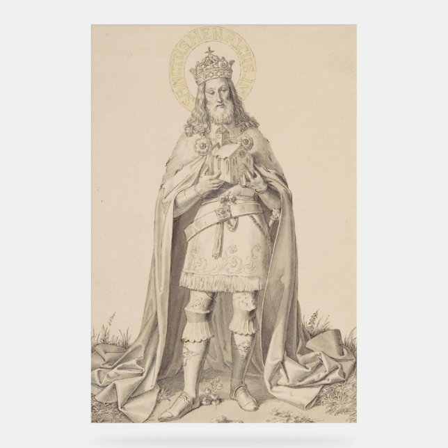 Señal Acrílica Saint Henry II the Holy Roman Emperor (Anverso)