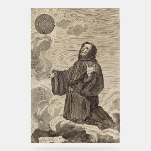 Señal Acrílica San Benito de Nursia Padre del Monacato