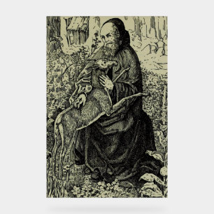 Señal Acrílica San Giles el ermitaño