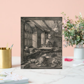 Señal Acrílica San Jerónimo en su Estudio de Albrecht Dürer