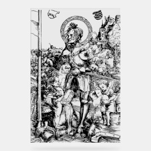 Señal Acrílica San Jorge y el Dragón Gran Mártir