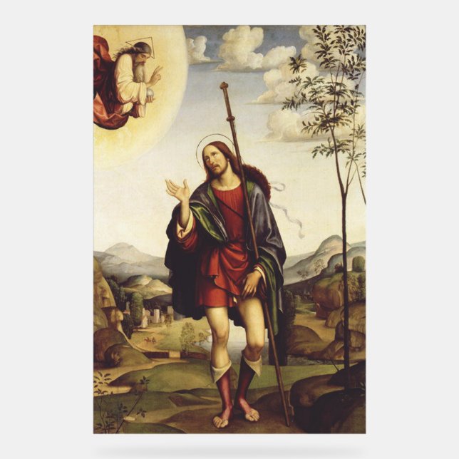 Señal Acrílica San Roque por Francesco Francia  (Anverso)