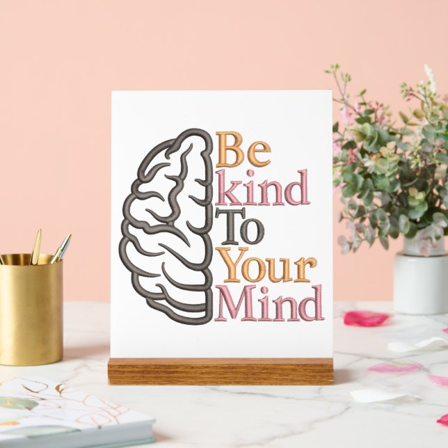 Señal Acrílica Sé amable (Boda)