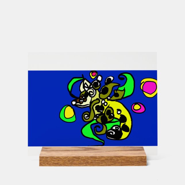 Señal Acrílica Sea dragon art  (Anverso)