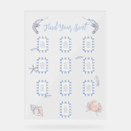 Señal Acrílica sea life