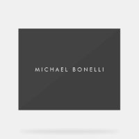 Sencillo Gris Moderno Minimalista Elegante