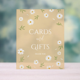 Señal Acrílica Sencillos y elegantes regalos y tarjetas Baby Show