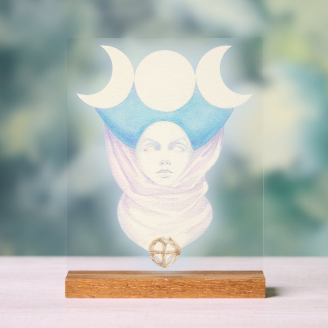 Señal Acrílica Señora de la Luna (Neutral )