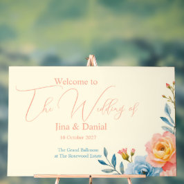 Señal Acrílica Serenade Garden