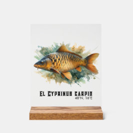 Señal Acrílica Serie de Acuarela: Carpa